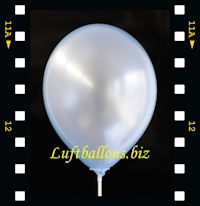Video: Luftballon Perlmutt Blau