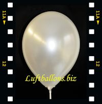 Video: Luftballon Perlmutt Elfenbein