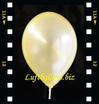 Video: Luftballon Perlmutt Gelb