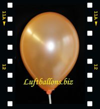 Video: Luftballon Perlmutt Orange