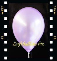Video: Luftballon Perlmutt Violett